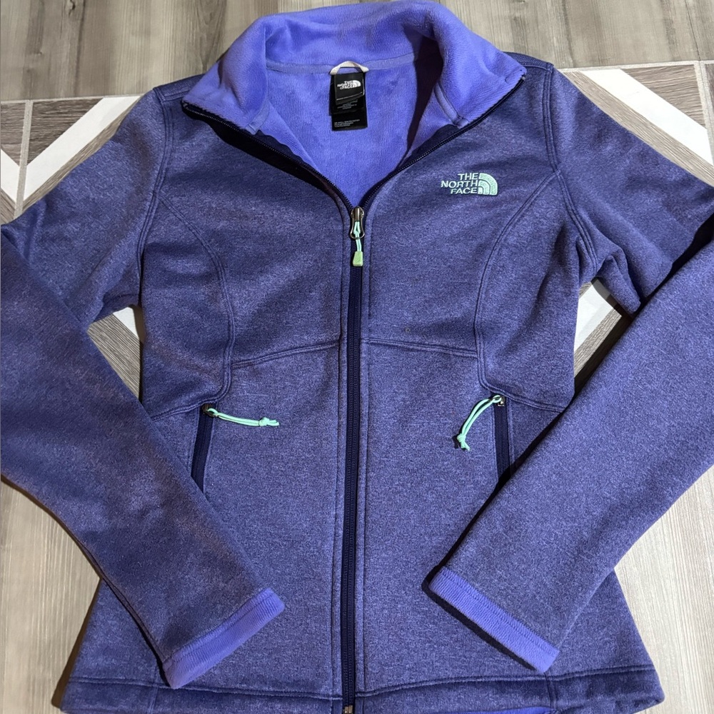 The North Face Purple Fleece Jacket (XS)